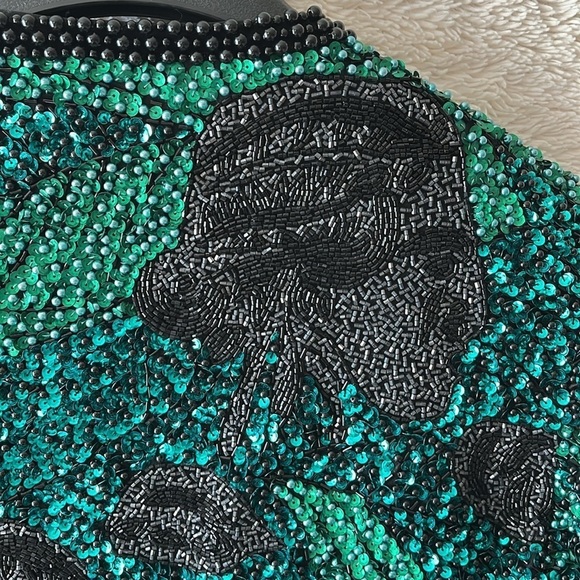 RARE Beaded Indian Head Sequined Jacket - Picture 9 of 17